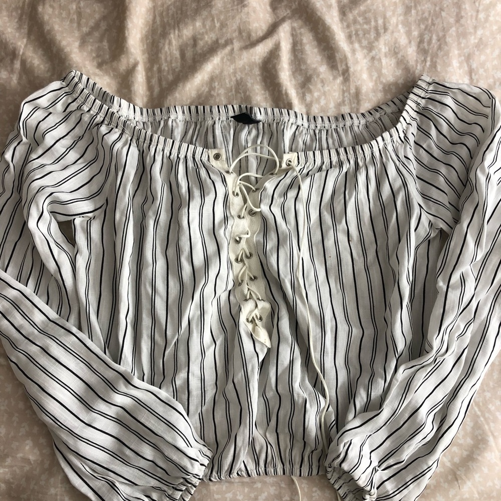 Off the shoulder shirt